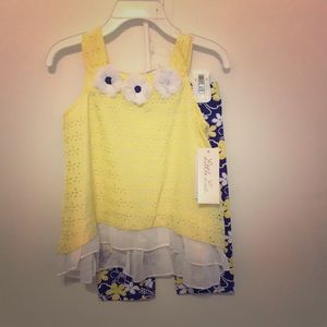Matching toddler set perfect for spring or summer